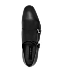 Philipp Plein Almond Toe Leather Derby Shoes