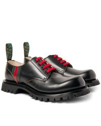Gucci Arley Leather Derby Shoes