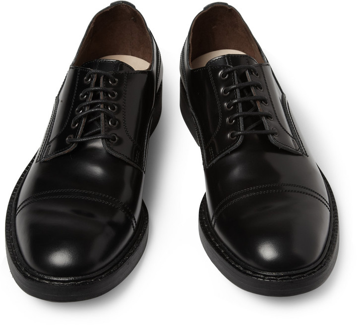 Acne Studios Askin Leather Derby Shoes, $580 | MR PORTER | Lookastic
