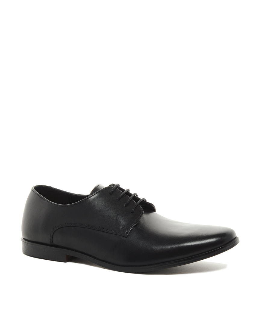 Asos Derby Shoes In Leather, $14 | Asos | Lookastic