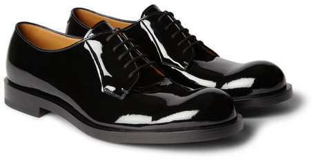 patent leather derby