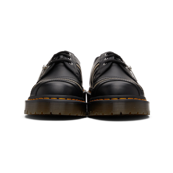 Dr. Martens Black 1461 Bex Zip Derbys, $140 | SSENSE | Lookastic