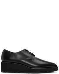 Lad Musician Black Leather Derbys