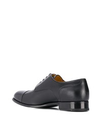 a. testoni Black Oxford Shoes