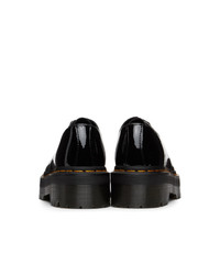 Dr. Martens Black Patent Lamper 1461 Quad Platform Derbys