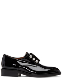Givenchy Black Patent Leather Pearl Derbys
