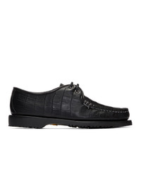 Noah NYC Black Sperry Edition Captains Oxfords