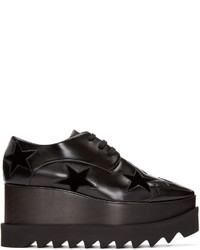 Stella McCartney Black Star Platform Elyse Derbys