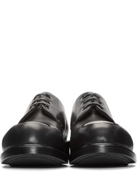 Alexander McQueen Black Steel Toe Derbys