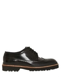 Marni Brogued Derby Leather Lace Up Shoes