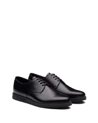 Prada Brushed Derby Lace Up Shoes