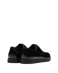 Prada Brushed Derby Lace Up Shoes