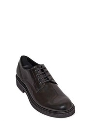 Tod's Brushed Leather Derby Lace Up Shoes