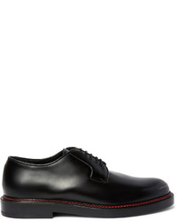 Raf Simons Contrast Stitched Leather Derby Shoes