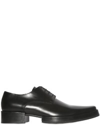 DSQUARED2 38mm Pointy Brushed Leather Derby Shoes