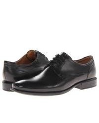 Ecco Cairo Perforation Tie Shoes Black Oxford Leather