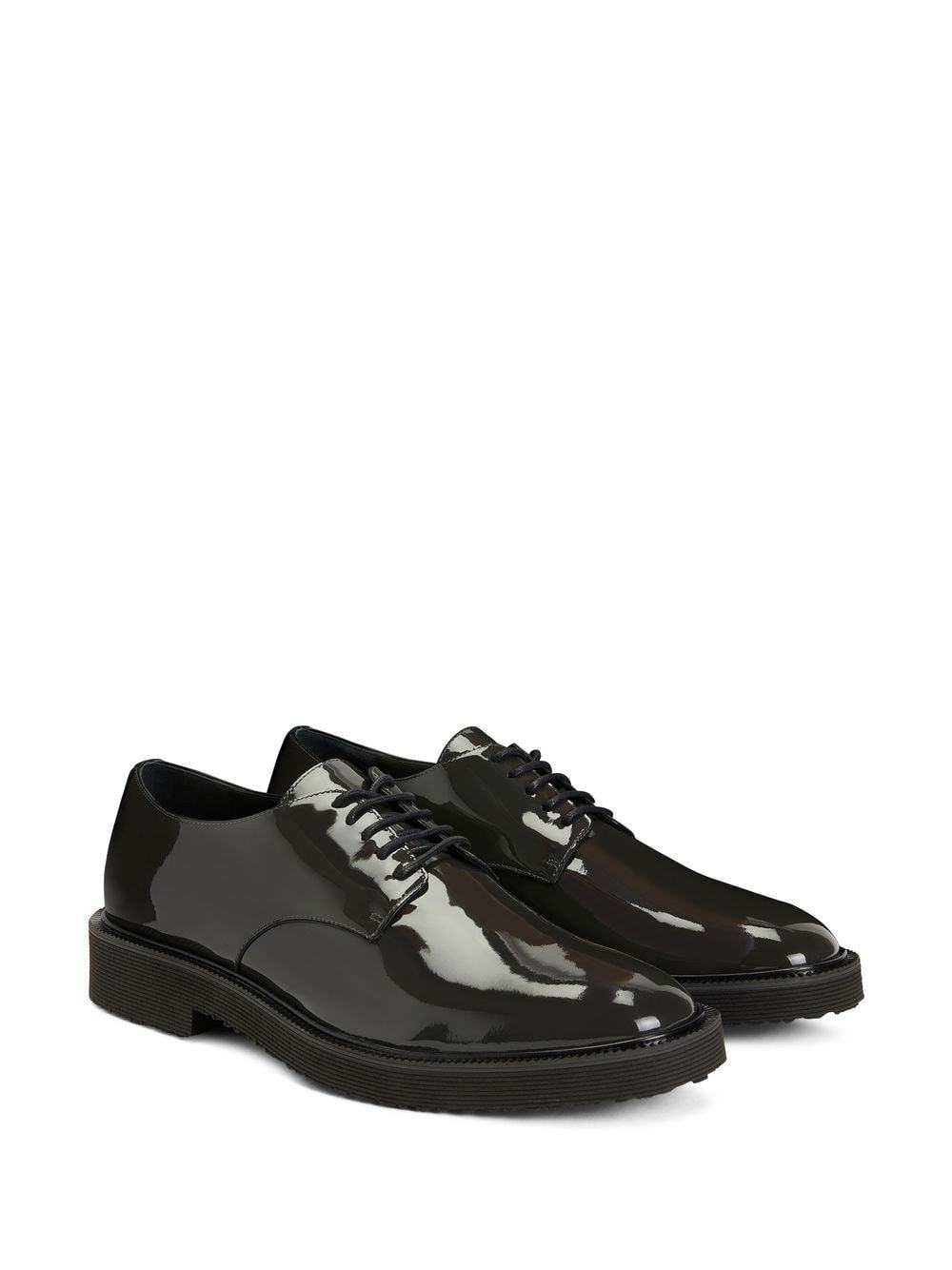 Giuseppe Zanotti Elliot Patent Leather Derby Shoes, $330 | farfetch.com ...