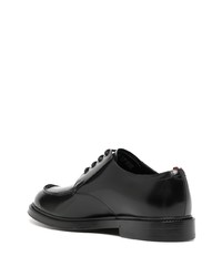 Bally Embossed Logo Leather Derby Shoes