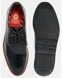 Base London Garrick Wedge Leather Derby Shoes