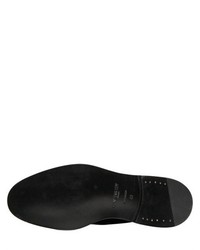 Givenchy Zip Up Brushed Leather Derby Shoes