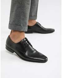 Office Glide Derby Shoes In Black Leather
