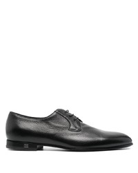 Baldinini Grained Texture Leather Derby Shoes