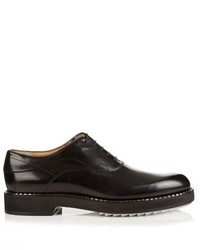 Fendi Heavy Soled Leather Derby Shoes