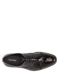 Calvin Klein Kedrick Patent Leather Cap Toe Derby