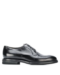Men's Black Leather Derby Shoes by Brunello Cucinelli | Lookastic
