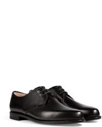Ludwig Reiter Leather Derbies In Boxcalf Black