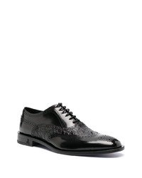 Philipp Plein Leather Derby Oxford Shoes