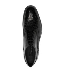 Philipp Plein Leather Derby Oxford Shoes