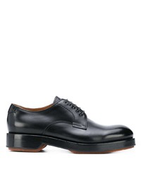 Ermenegildo Zegna Leather Derby Shoes With Sole Layer Detail