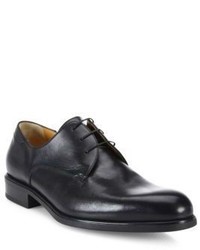 a. testoni Leather Lace Up Derby Shoes