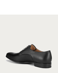 Bally Lenorio Black Leather Derby Lace Up Shoe