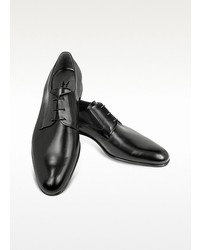 Moreschi Liverpool Black Leather Derby Shoes