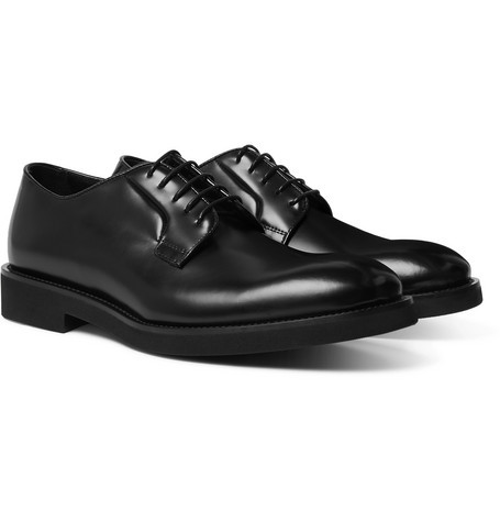 Paul Smith Ludlow Polished Leather Derby Shoes, $482 | MR PORTER ...