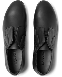 Lanvin Matte Leather Derby Shoes