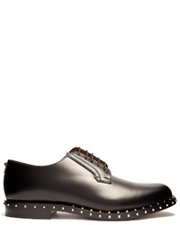 Valentino Micro Rockstud Leather Derby Shoes
