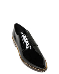 Jimmy Choo Miles Patent Leather Derby Lace Up Shoes