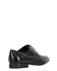 Salvatore Ferragamo Palagio Leather Derby Lace Up Shoes