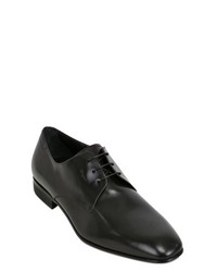 Salvatore Ferragamo Palagio Leather Derby Lace Up Shoes