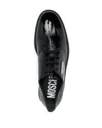 Moschino Patent Finish Derby Shoes