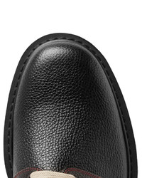 Dries Van Noten Pebble Grain Leather Derby Shoes