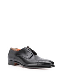 Santoni Perforated Detail Derby Shoes