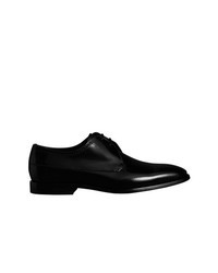 Burberry Perforated Detail Leather Derby Shoes