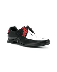 Prada Perforated Lace Up Shoes