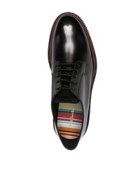 Paul Smith Pipe Trim Leather Derby Shoes
