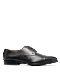 Doucal's Pointed Toe Leather Derby Shoes