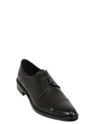 Givenchy Polished Leather Derby Lace Up Shoes